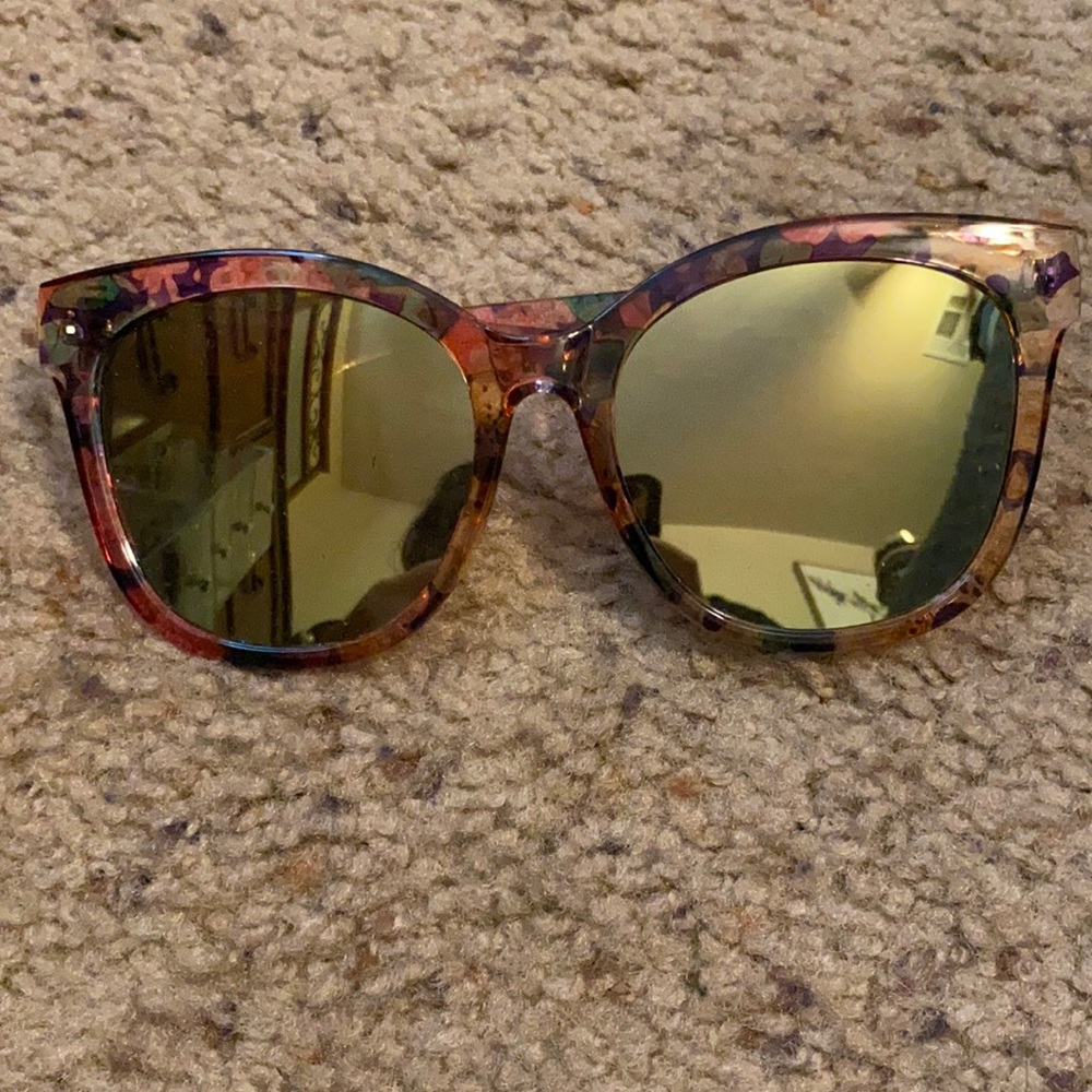 Floral Print Sunglasses
